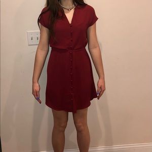 Burgundy dress new w/out tags